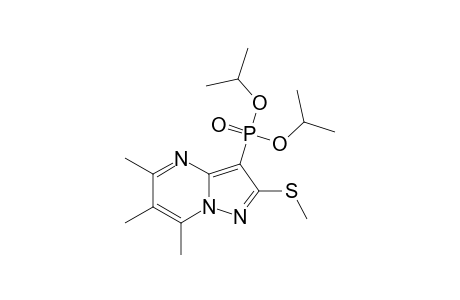 DIISOPROPYL-(5,6,7-TRIMETHYL-2-METHYLSULFANYL-PYRAZOLO-[1,5-A]-PYRIMIDIN-3-YL)-PHOSPHONATE