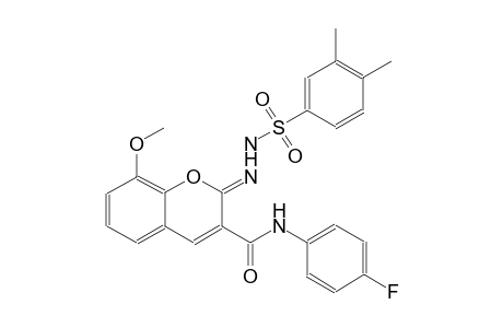 benzenesulfonic acid, 3,4-dimethyl-, 2-[(2Z)-3-[[(4-fluorophenyl)amino]carbonyl]-8-methoxy-2H-1-benzopyran-2-ylidene]hydrazide
