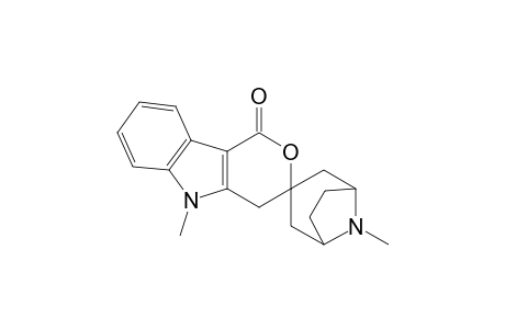 Spiro[8-azabicyclo[3.2.1]octane-3,3'(1'H)-pyrano[4,3-b]indol]-1'-one, 4',5'-dihydro-5',8-dimethyl-