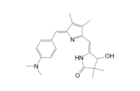 2-Pyrrolidinone, 5-[[2-[[4-(dimethylamino)phenyl]methylene]-3,4-dimethyl-2H-pyrrol-5-yl]methylene]-4-hydroxy-3,3-dimethyl-, (Z,Z)-