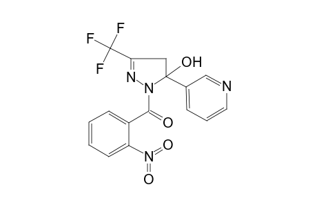 1-(2-Nitrobenzoyl)-5-(3-pyridinyl)-3-(trifluoromethyl)-4,5-dihydro-1H-pyrazol-5-ol