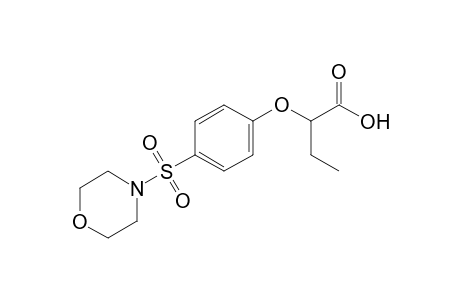 2-[p-(morpholinosulfonyl)phenoxy]butyric acid