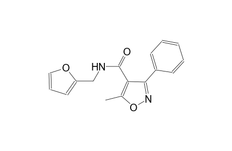 N-(2-furylmethyl)-5-methyl-3-phenyl-4-isoxazolecarboxamide