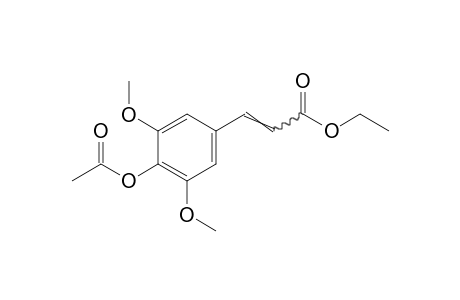 4-hydroxy-3,5-dimethoxycinnamic acid, ethyl ester, acetate