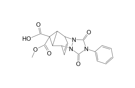 exo-3-(methoxycarbonyl)-endo-3-carboxy-N-phenyl-6,7-diazatricyclo[3.2.2.0(2,4)]none-8-ene-6,7-dicarboximide