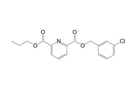 2,6-Pyridinedicarboxylic acid, 3-chlorobenzyl propyl ester