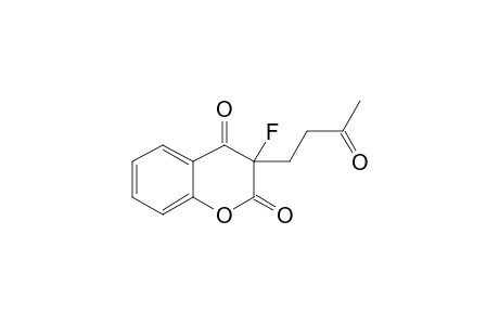 3-FLUORO-3-(3-OXOBUTYL)-2H-BENZOPYRAN-2,4-DIONE