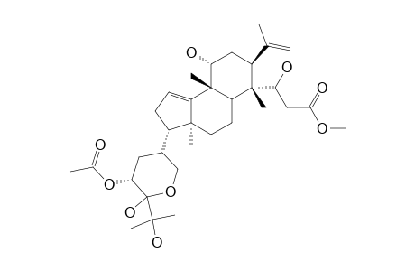 METHYL-1(S),23(R)-DIACETOXY-7(R),24-ZETA,25-TRIHYDROXY-(20S)-21,24-EPOXY-3,4-SECO-APOTIRUCALLA-4(28),14(15)-DIEN-3-OATE;ISOMER-1