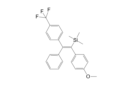 (Z)-1-(Trimethylsilyl)-1-(4-methoxyphenyl)-2-phenyl-2-(4-trifluoromethylphenyl)ethene