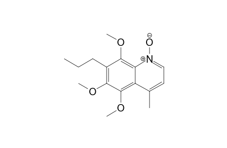 5,6,8-trimethoxy-7-propyl-4-methylquinoline N-oxide