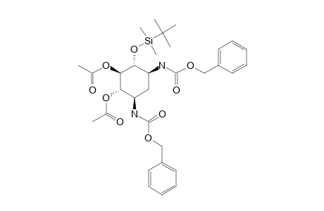 4-O-TERT.-BUTYLDIMETHYLSILYL-2-DEOXY-1,3-BIS-[N-(BENZYLOXYCARBONYL)]-5,6-DI-O-ACETYLSTREPTAMINE