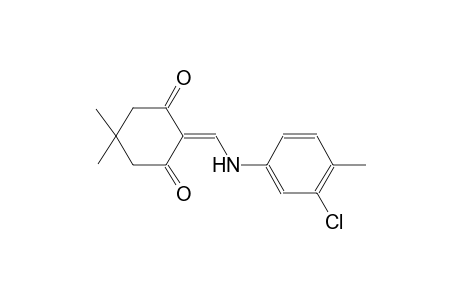 2-[(3-chloro-4-methylanilino)methylene]-5,5-dimethyl-1,3-cyclohexanedione