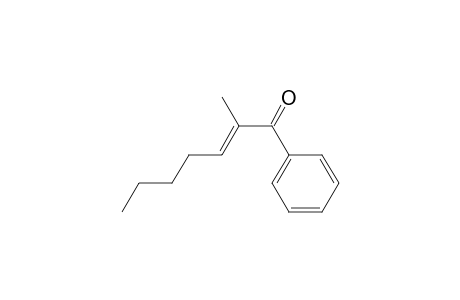2-Hepten-1-one, 2-methyl-1-phenyl-, (E)-