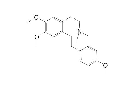 2-[4,5-dimethoxy-2-[2-(4-methoxyphenyl)ethyl]phenyl]-N,N-dimethyl-ethanamine