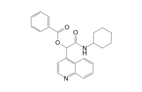 2-(Cyclohexylamino)-2-oxo-1-(quinolin-4-yl)ethyl Benzoate