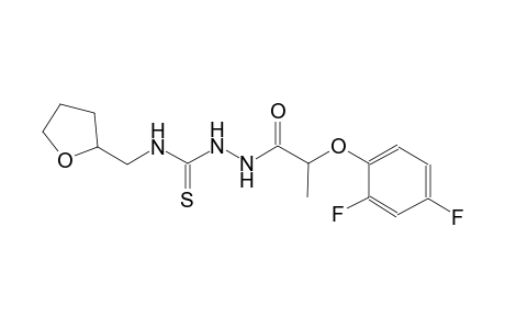 2-[2-(2,4-difluorophenoxy)propanoyl]-N-(tetrahydro-2-furanylmethyl)hydrazinecarbothioamide