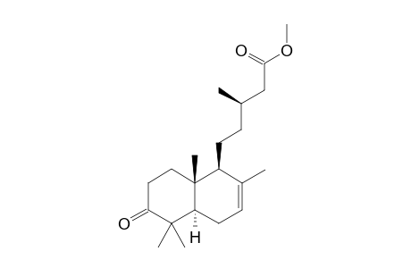 (R)-methyl 3-methyl-5-((1S,4aR,8aR)-2,5,5,8a-tetramethyl-6-oxo-1,4,4a,5,6,7,8,8a-octahydronaphthalen-1-yl)pentanoate