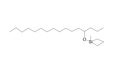 1-Methyl-1-[(1-propyltridecyl)oxy]siletane