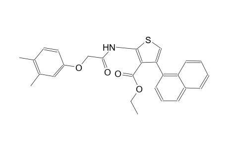 ethyl 2-{[(3,4-dimethylphenoxy)acetyl]amino}-4-(1-naphthyl)-3-thiophenecarboxylate