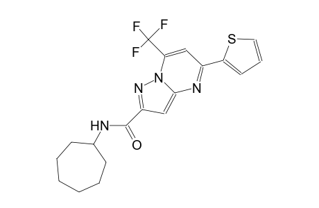 N-cycloheptyl-5-(2-thienyl)-7-(trifluoromethyl)pyrazolo[1,5-a]pyrimidine-2-carboxamide