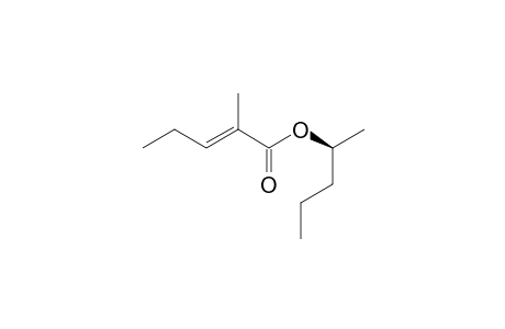 (E)-2-Methyl-pent-2-enoic acid (R)-1-methyl-butyl ester