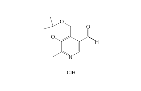 2,2,8-TRIMETHYL-4H-m-DIOXINO[4,5-c]PYRIDINE-5-CARBOXALDEHYDE, HYDROCHLORIDE