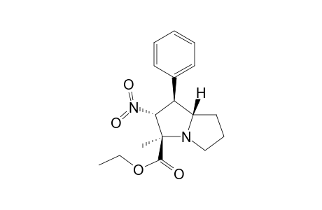 (1S*,2R*,3R*,7aS*)-3-methyl-2-nitro-1-phenylazabicyclo[3.3.0]octane-3-carboxylic acid ethyl ester