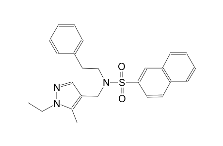 2-naphthalenesulfonamide, N-[(1-ethyl-5-methyl-1H-pyrazol-4-yl)methyl]-N-(2-phenylethyl)-