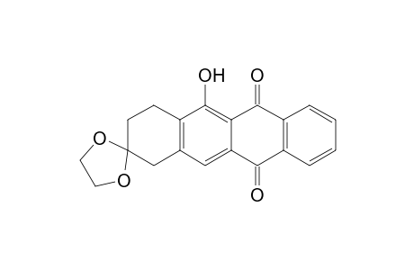 Spiro[1,3-dioxolane-2,2'(1'H)-naphthacene]-6',11'-dione, 3',4'-dihydro-5'-hydroxy-