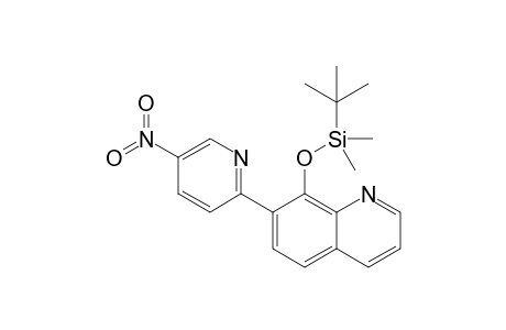 8-(tert-Butyldimethylsilyloxy)-7-(5-nitropyridin-2-yl)quinoline