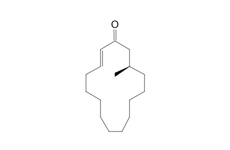 (2E,14R)-14-methyl-1-cyclopentadec-2-enone