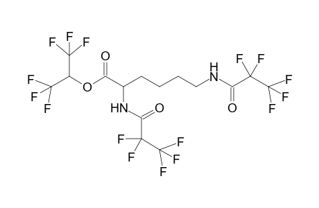 [bis(trifluoromethyl)methyl] N(1),N(2)-bis[(pentafluoroethylcarbonyl]-2,6-diaminohexanoate