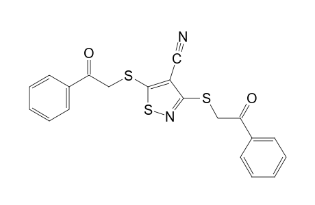 3,5-bis(phenacylthio)-4-isothiazolecarbonitrile