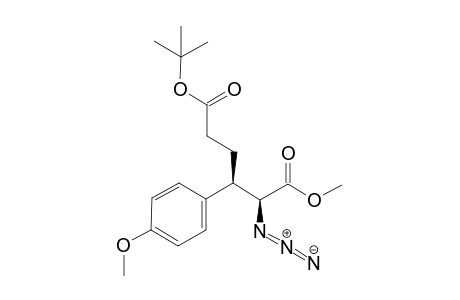 (2S,3R)-2-azido-3-(4-methoxyphenyl)adipic acid O6-tert-butyl ester O1-methyl ester