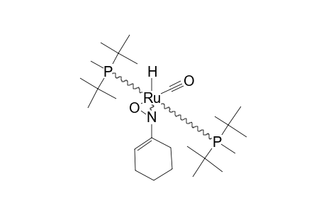 CARBONYL-(CYCLOHEXANONOXIMATO-N,O)-BIS-(DI-TERT.-BUTYLMETHYLPHOSPHANE)-HYDRIDORUTHENIUM-(II)