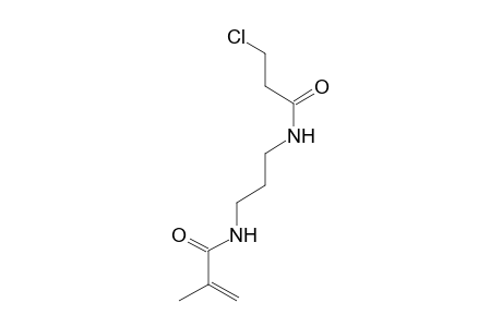 2-Propenamide, N-[3-[(3-chloro-1-oxopropyl)amino]propyl]-2-methyl-