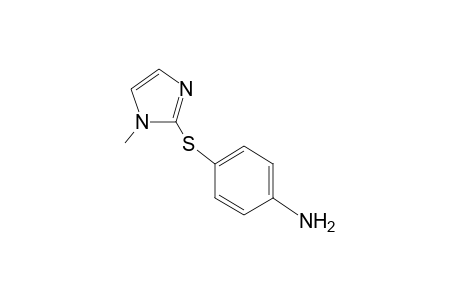 4-[(1-Methyl-1H-imidazol-2-yl)sulfanyl]phenylamine