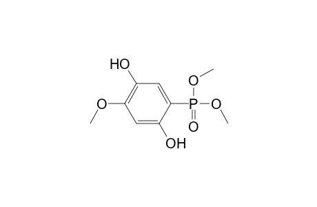Phosphonic acid, (2,5-dihydroxy-4-methoxyphenyl)-, dimethyl ester