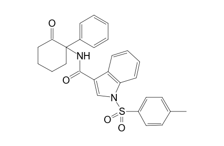 N-(2-oxo-1-phenyl-cyclohexyl)-1-(p-tolylsulfonyl)indole-3-carboxamide