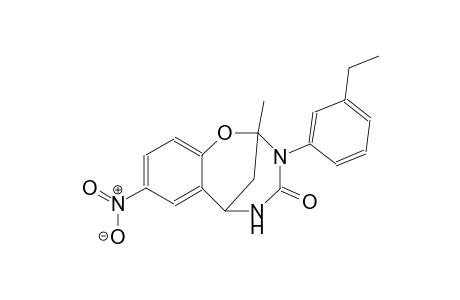 10-(3-ethylphenyl)-9-methyl-4-nitro-8-oxa-10,12-diazatricyclo[7.3.1.0²,⁷]trideca-2,4,6-trien-11-one