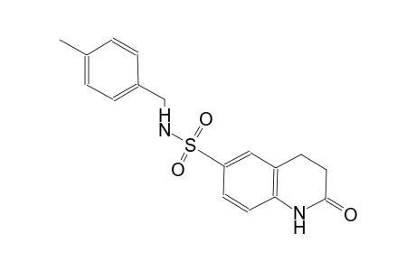 N-(4-methylbenzyl)-2-oxo-1,2,3,4-tetrahydro-6-quinolinesulfonamide