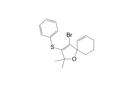 Spiro[2,2-Dimethyl-3-phenylsulfenyl-4-beomo-2,5-dihydrofuran-5,3'-cyclohexene]