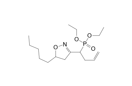 Phosphonic acid, [1-(4,5-dihydro-5-pentyl-3-isoxazolyl)-3-butenyl]-, diethyl ester