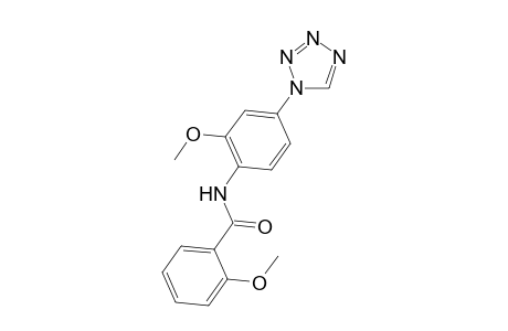 Benzamide, 2-methoxy-N-[2-methoxy-4-(1H-1,2,3,4-tetrazol-1-yl)phenyl]-