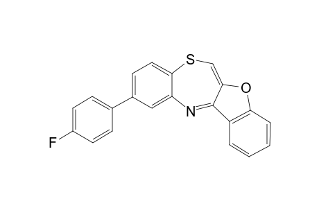7-(4"-Fluorophenyl)benzofuro[1',2'-c]-[1,5]benzothiazepine