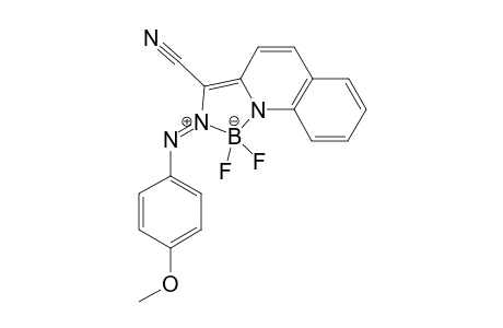 (2E)-3-cyano-1,1-difluoro-2-[(4-methoxyphenyl)imino]-1H,2H-2l5-[1,3,2]diazaborolo[3,4-a]quinolin-2-ylium-1-uide