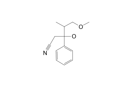 3-HYDROXY-5-METHOXY-3-PHENYLPENTANNITRILE;DIASTEREOMER-#1