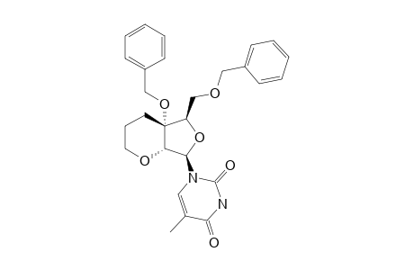 (1R,6R,7R,9R)-6-BENZYLOXY-7-BENZYLOXYMETHYL-9-(THYMIN-1-YL)-2,8-DIOXABICYCLO-[4.3.0]-NONANE