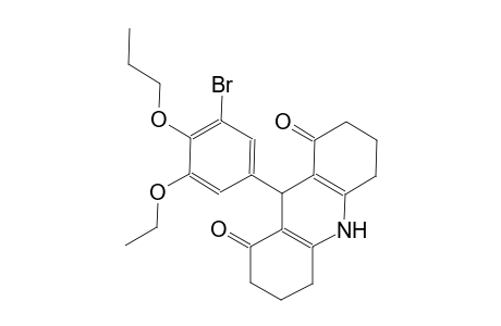 1,8(2H,5H)-acridinedione, 9-(3-bromo-5-ethoxy-4-propoxyphenyl)-3,4,6,7,9,10-hexahydro-