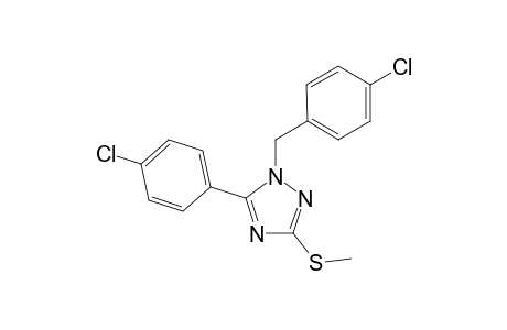 1-(4'-Chlorobenzyl)-3-methylthio-5-(4'-chlorophenyl)-1H-1,2,4-triazole
